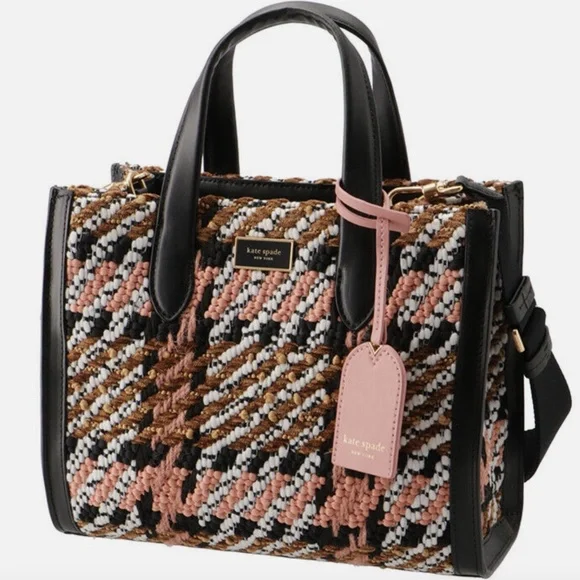 【kate spade】Manhattan Plaid Small Tote